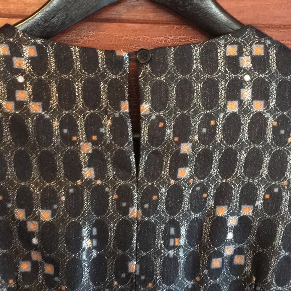 H&M pleated minidress metallic print - Picture 8 of 8